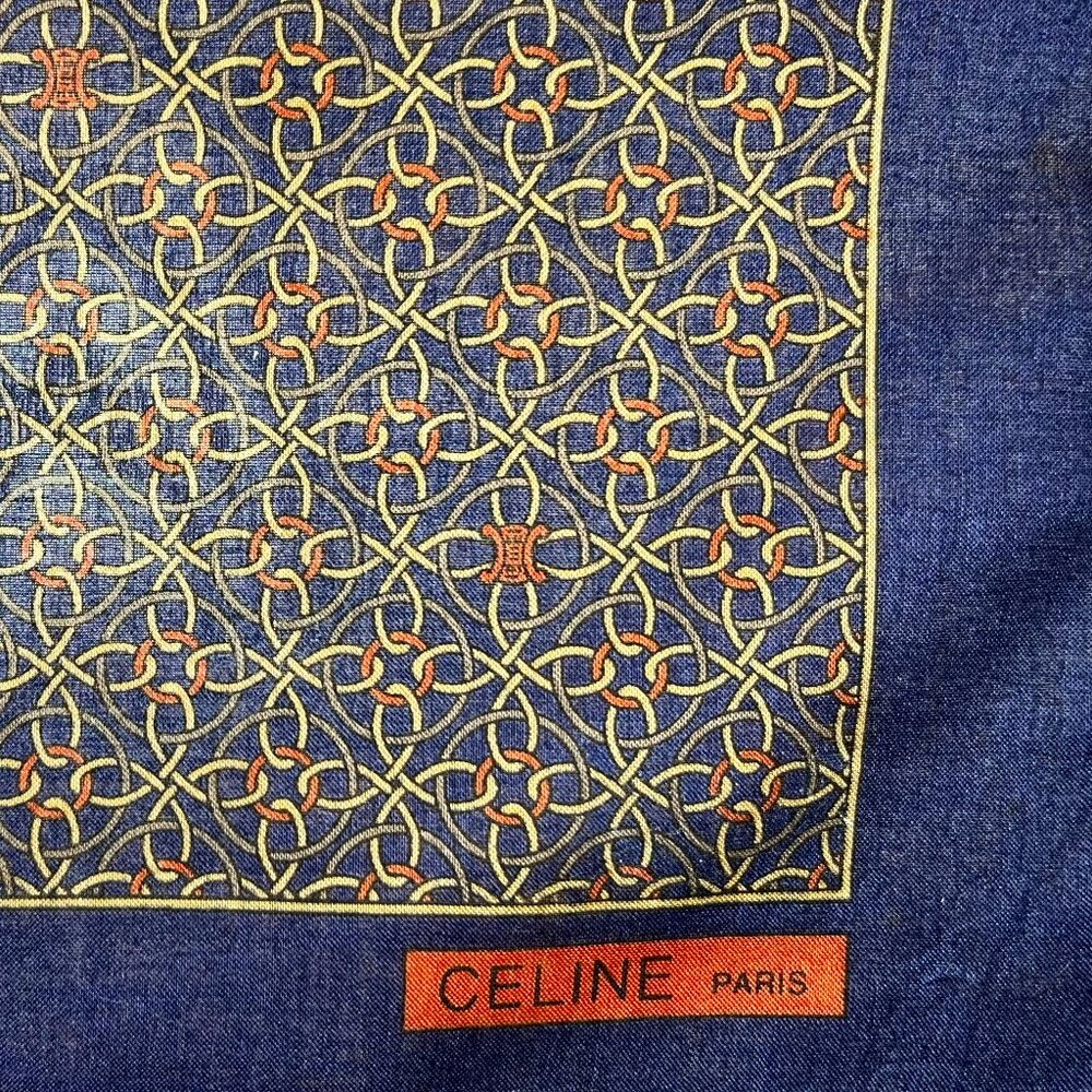 Celine Cotton Scarf / Handkerchief - Picture 2 of 4